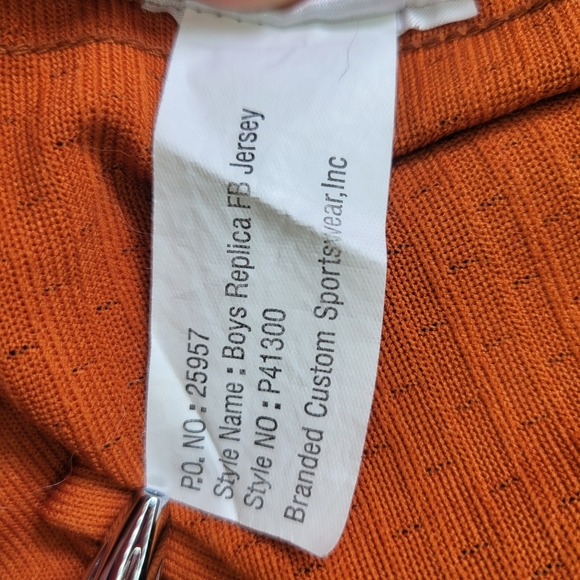 Nike TEAM Texas Longhorns Replica Football Jersey, Boy's Size M - Picture 9 of 9